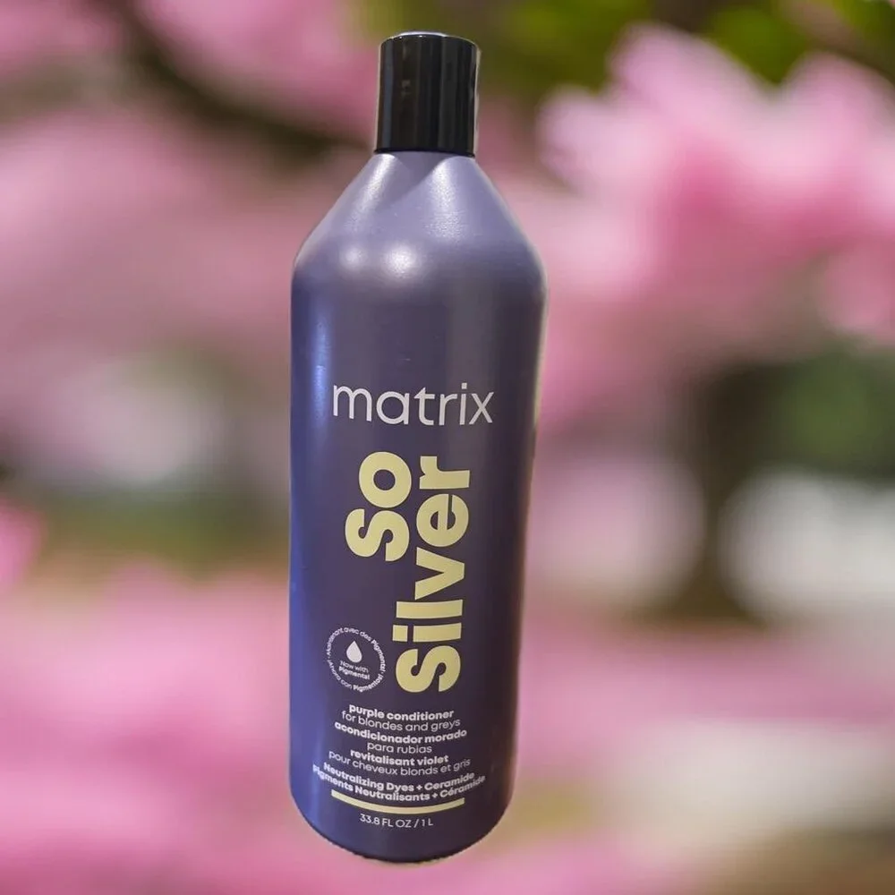 Matrix So Silver Purple for Blonde Hair Shampoo Conditioner 33.8 oz